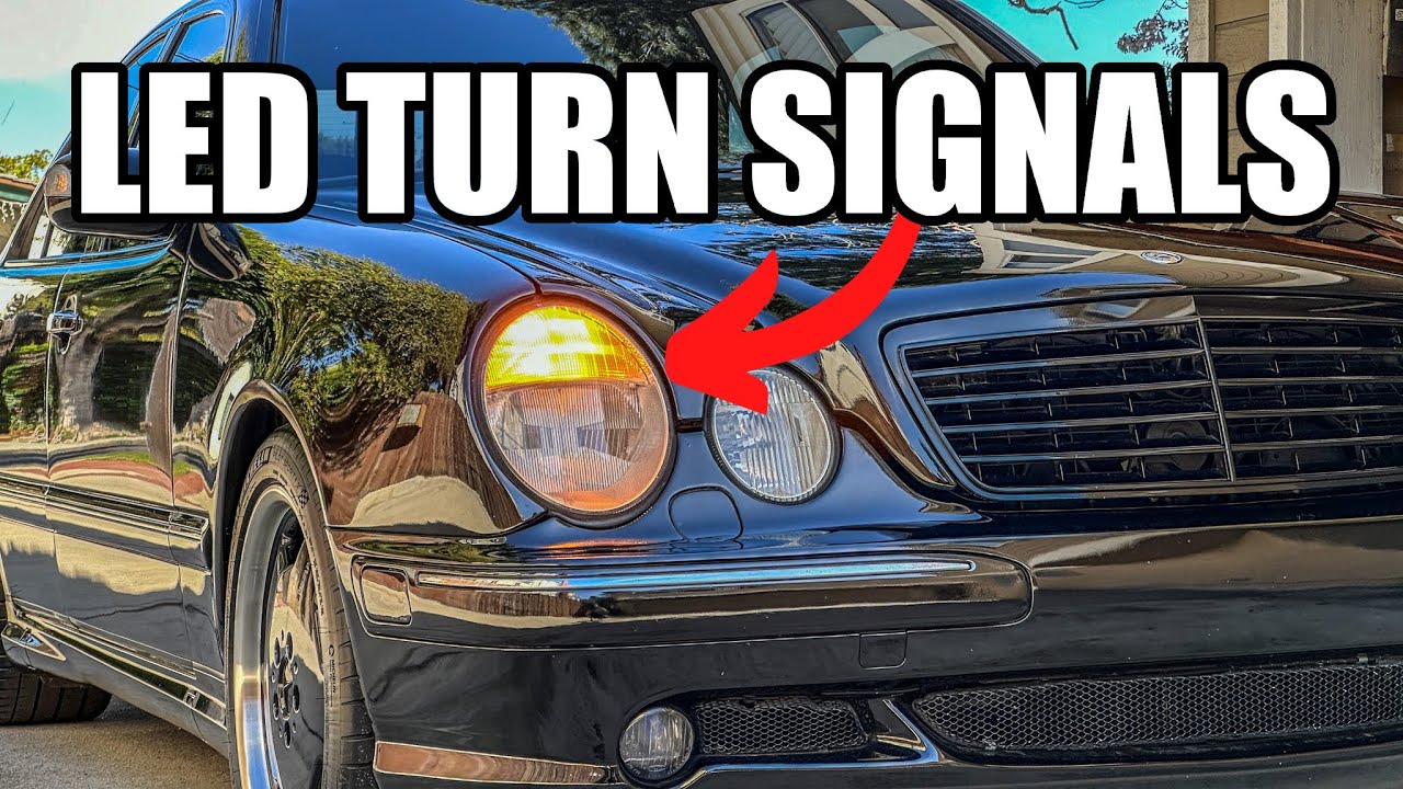Mercedes W210 LED Turn Signal Bulbs Front And Rear