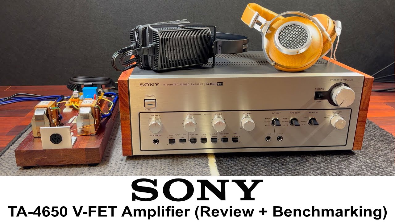 Sony TA-4650 V-FET Amplifier (Part 5 - Review + Benchmarking)