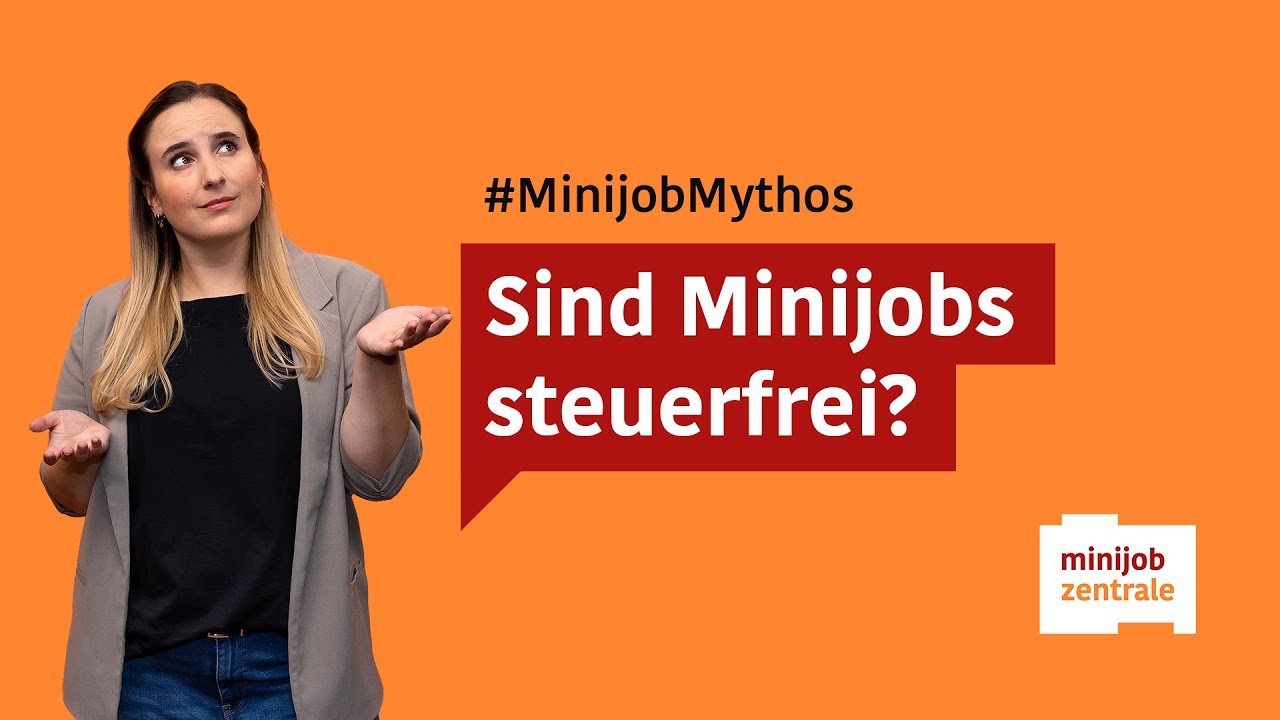 Ein Minijob ist steuerfrei. Mythos oder Wahrheit?