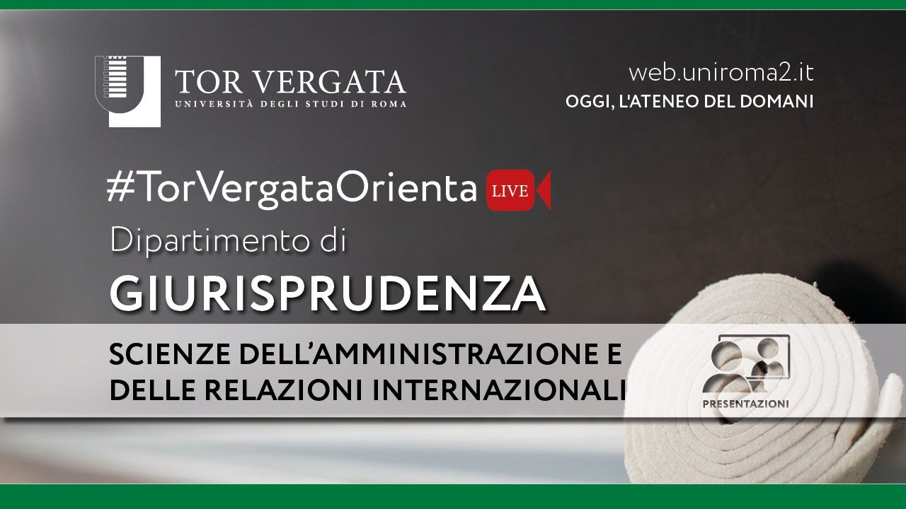 Scienze dell’amministrazione e delle relazioni internazionali - Giurisprudenza
