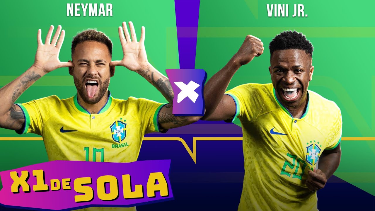 NEYMAR X VINI JR: QUEM É MELHOR? | X1 DE SOLA