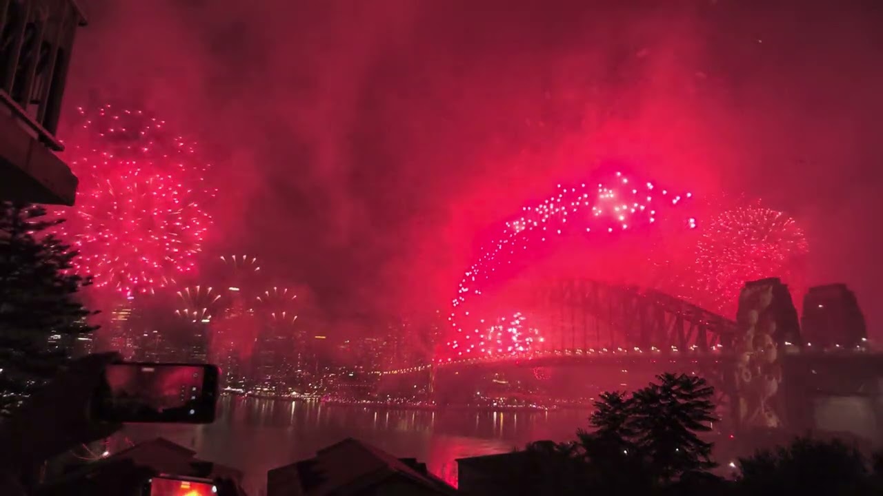 Countdown to 2026 Happy New Year Sydney New Year Fireworks at Kirribilli 