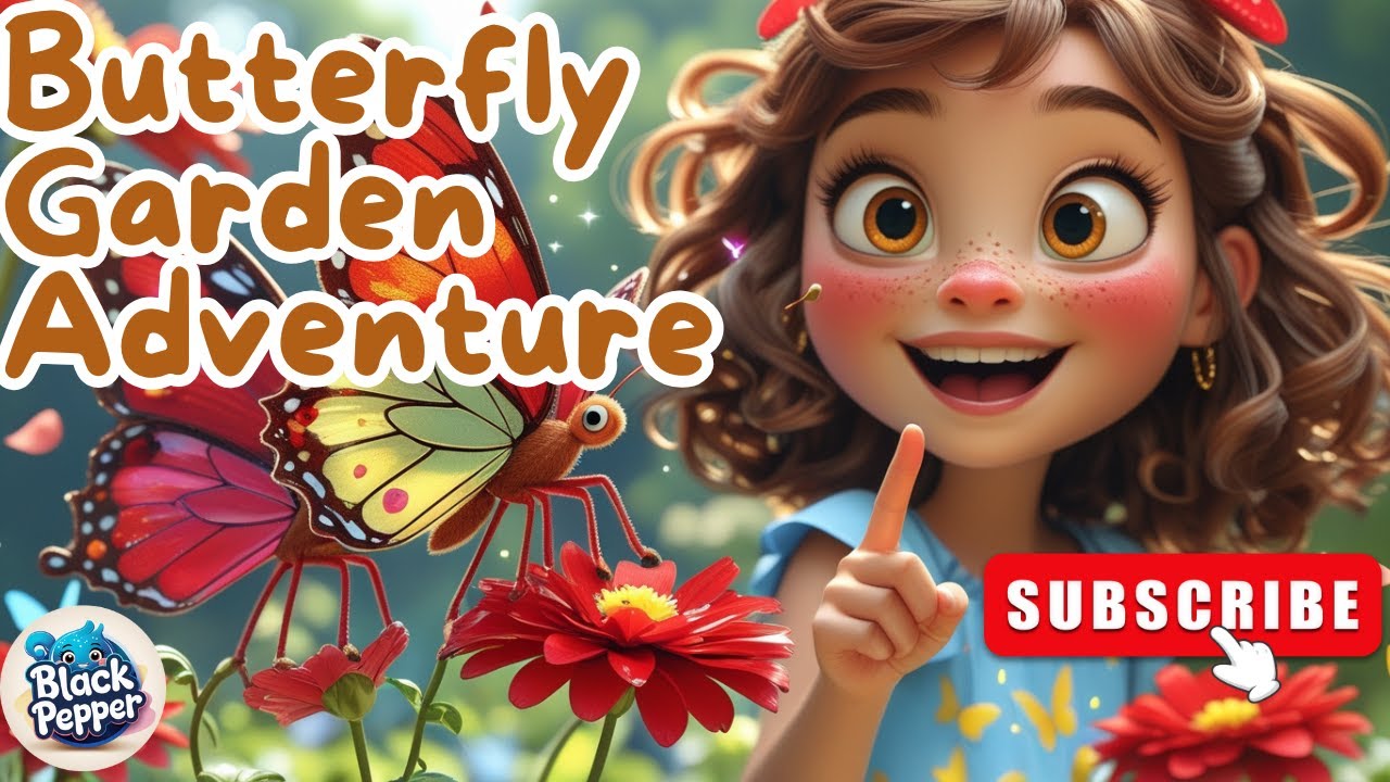 Butterfly Garden Adventure 🦋 | Learn Counting with Magical Butterflies 🦋 | Kids Learning Video🦋