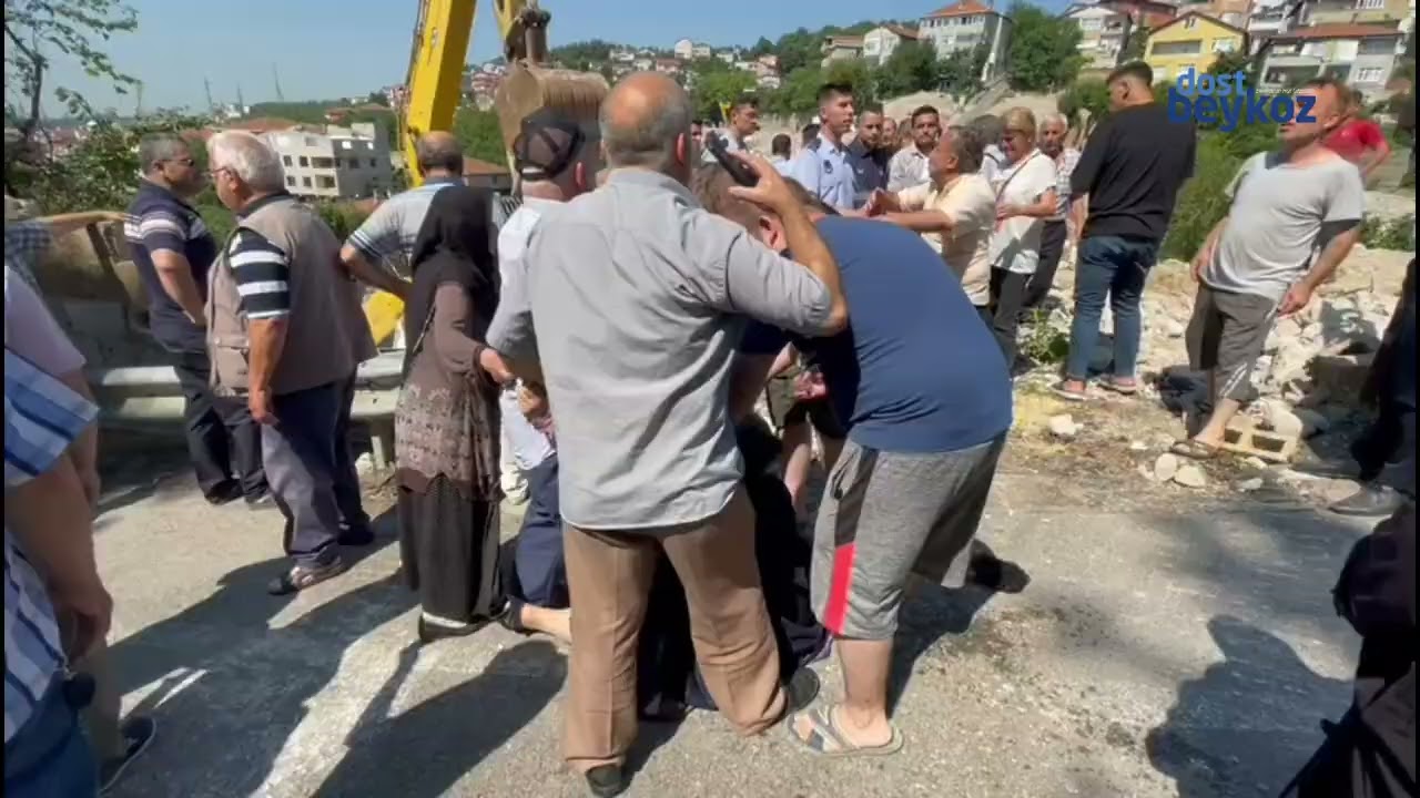 Beykoz kentsel d&ouml;n&uuml;ş&uuml;mde gergin anlar... Polis havaya ateş a&ccedil;tı | Dost Beykoz