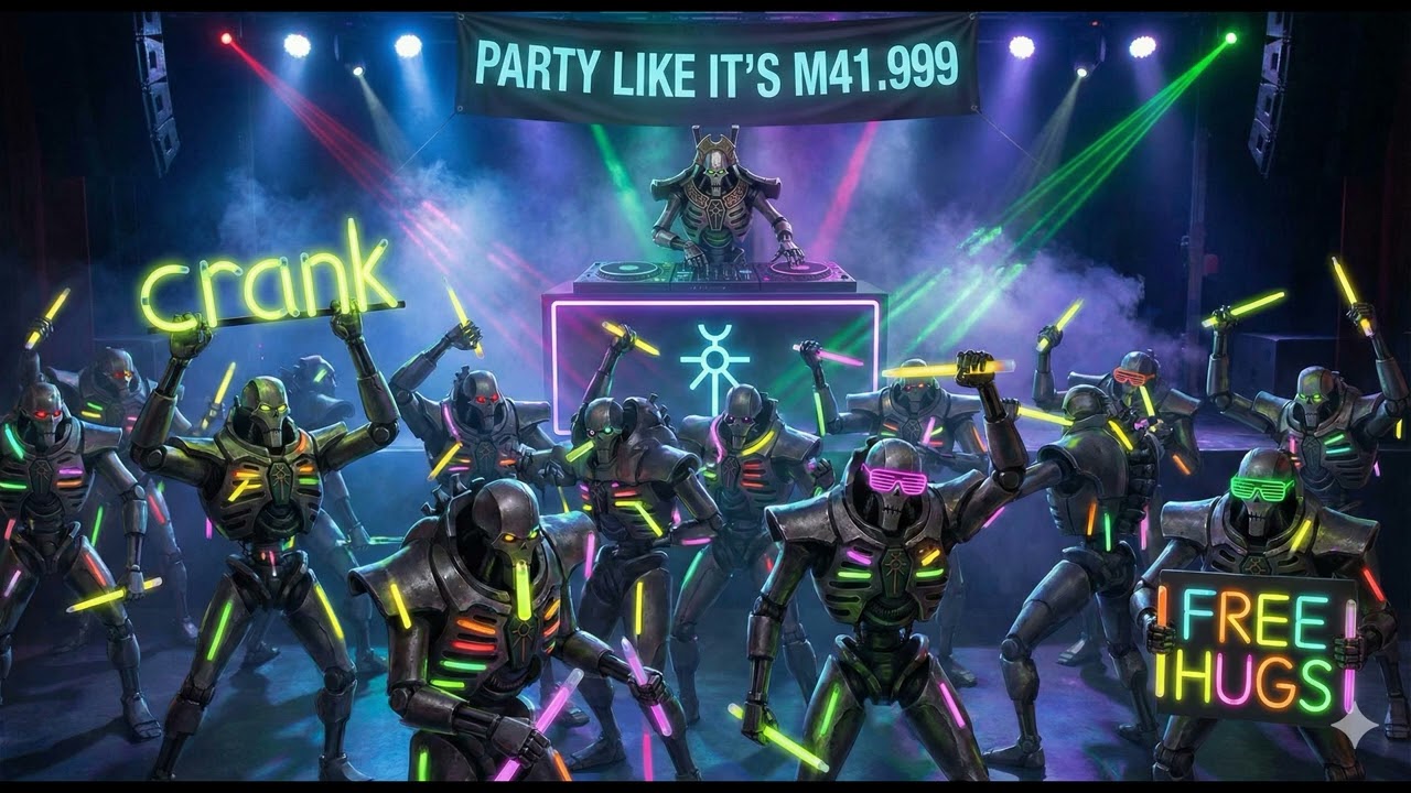 Necrons - The Grave Rave! (Darksynthwave/ 40k Disco / Dark Techno/ Rave)