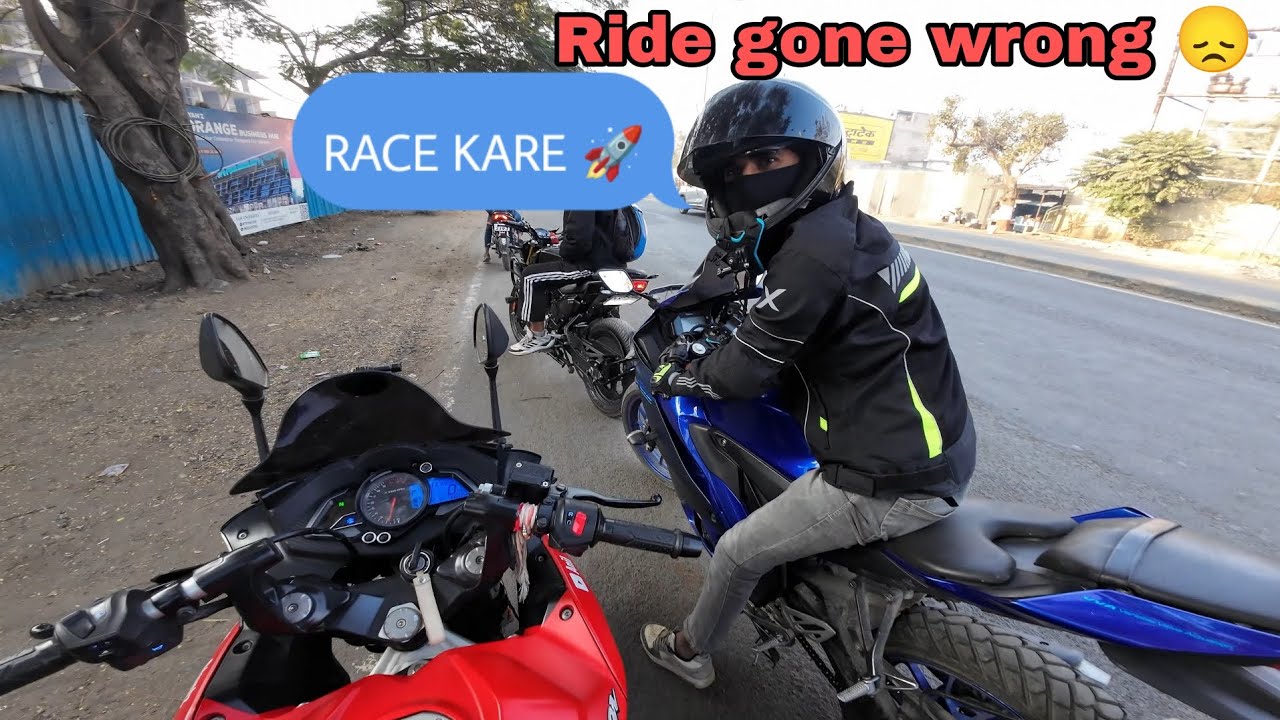 SUNDAY RIDE GONE WRONG 😡🚀 | RS200 ❤️ Full Throttle 🎉  | @anillstuntz 
