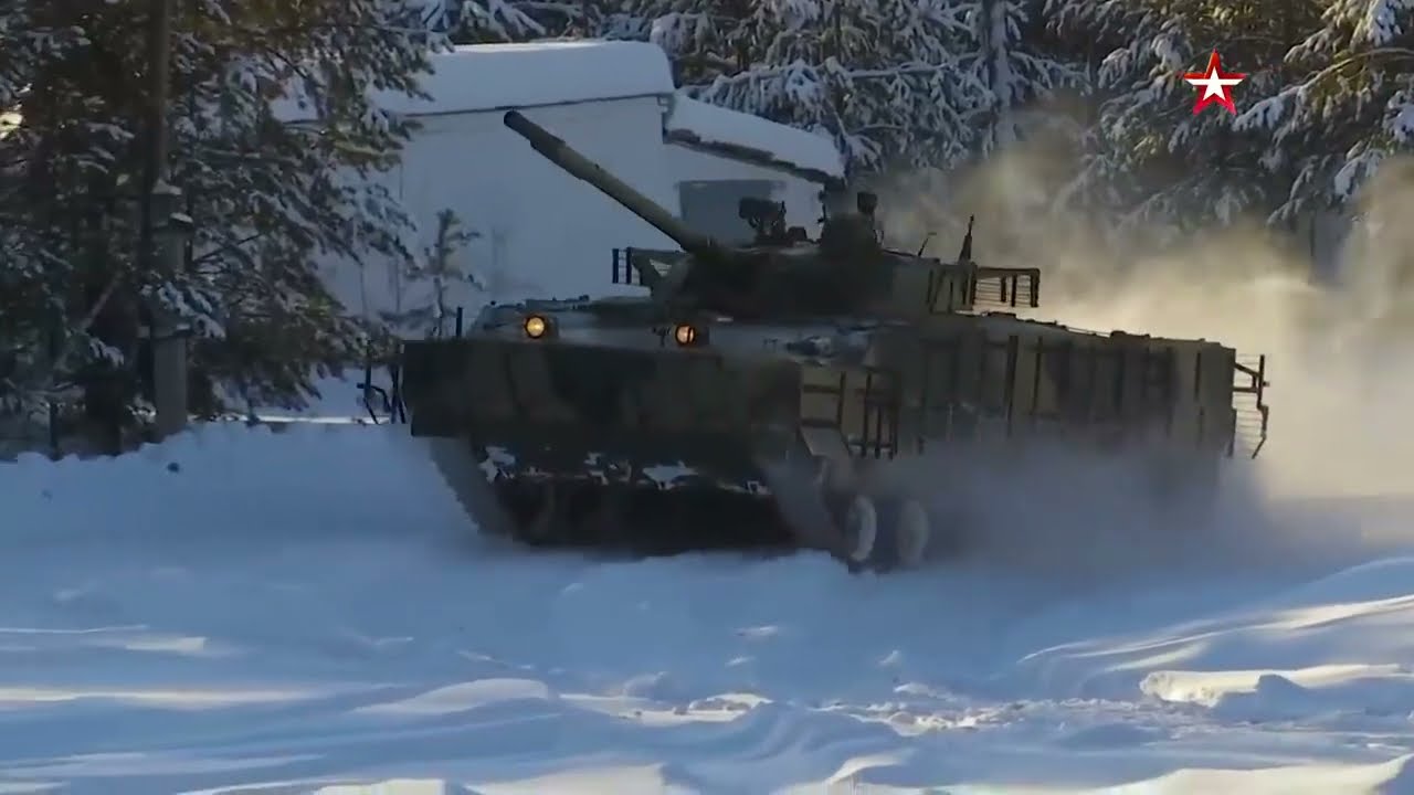 Extreme cold and accurate shooting: How are tested BMP-3 for the Russian Armed Forces