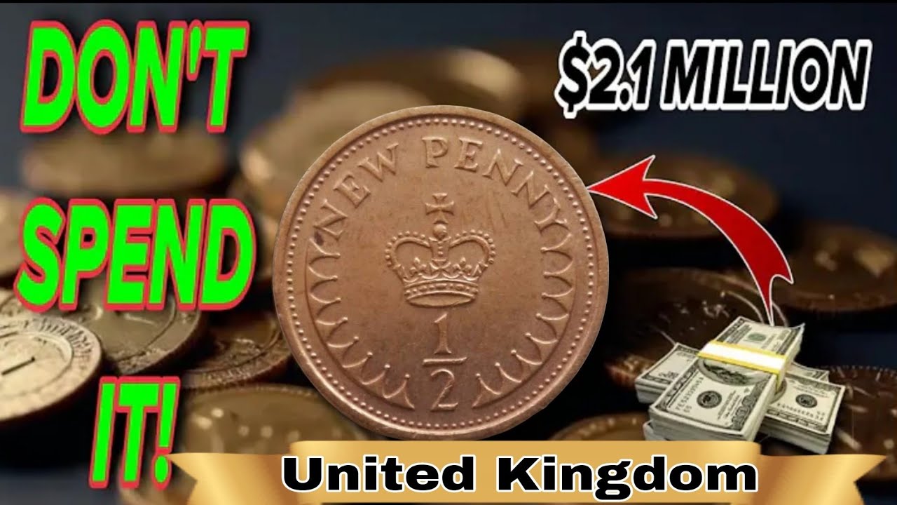 IS THIS $400,000 RARE 1971 Elizabeth II Half Penny Coin WORTH FORTUNE?