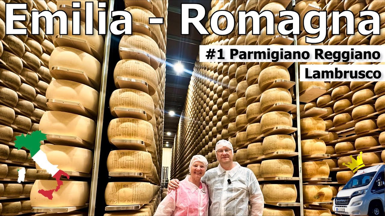Herstellung von Parmigiano Reggiano und Besuch Reggio Emilia