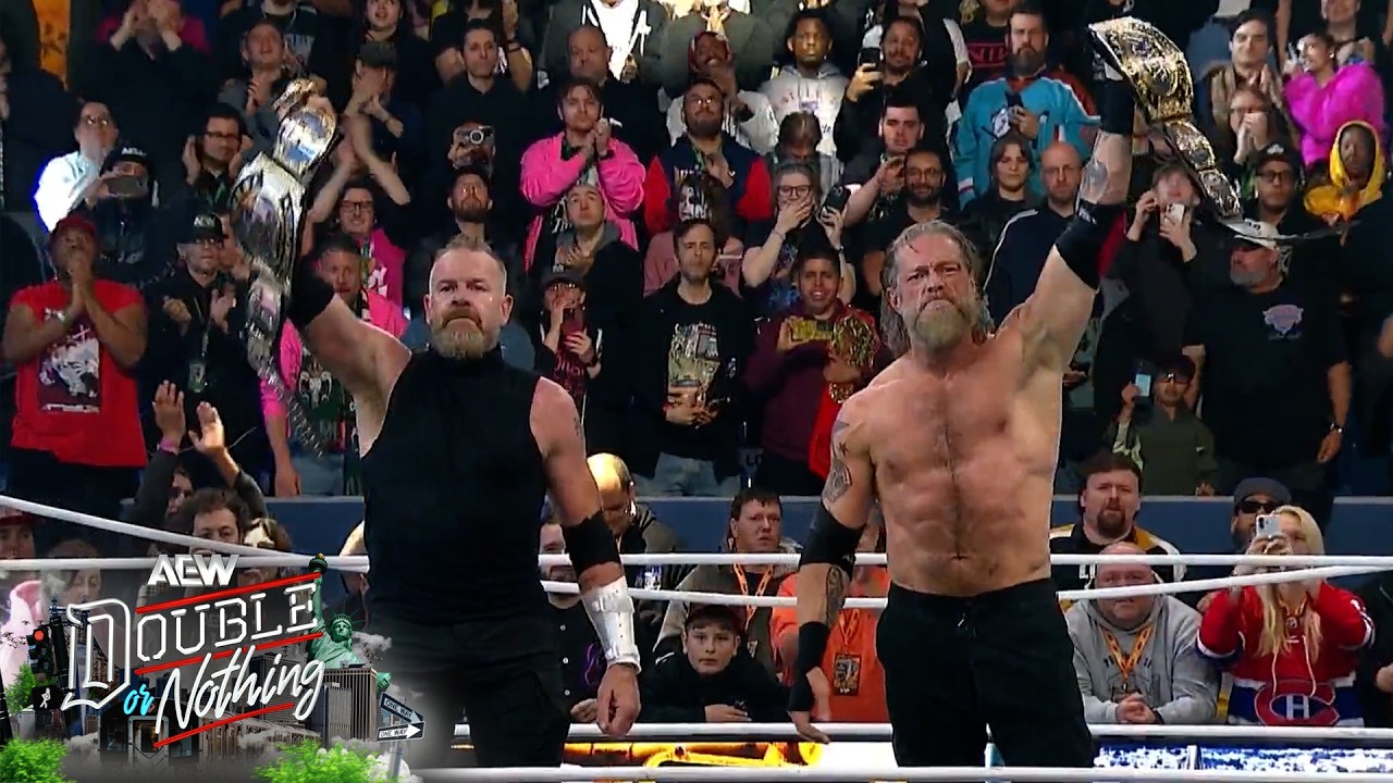 Cope и Cage стали командными чемпионами мира AEW! | AEW Double or Nothing 2026