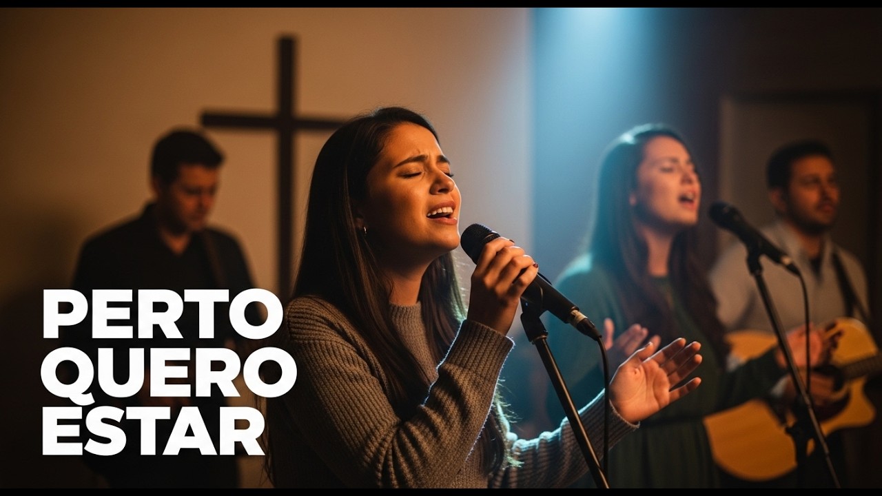 🎶 Perto Quero Estar | Adoração, Entrega e Intimidade com Jesus ✝️🕊️