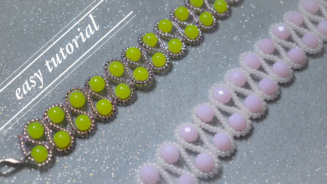 اموزش دستبند ظریف و خاص💎💎       DIY. Super easy Elegant bracelet tutoria