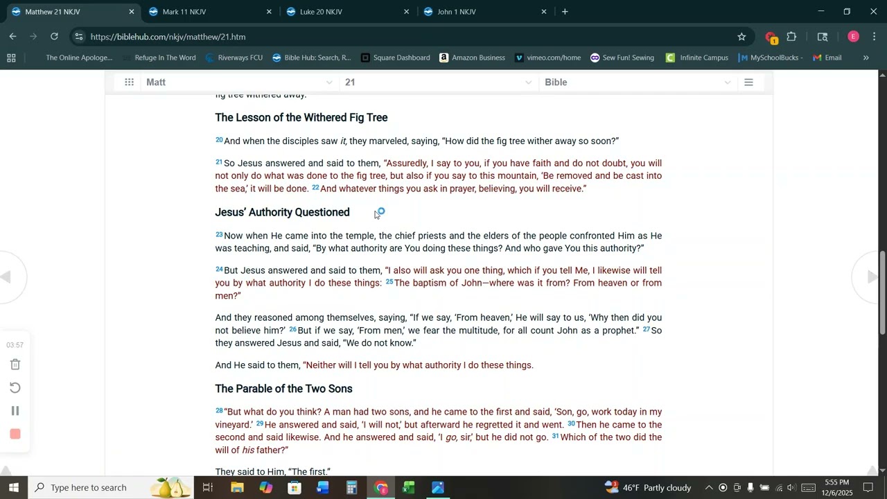 Video 101 Chronological Gospel Series