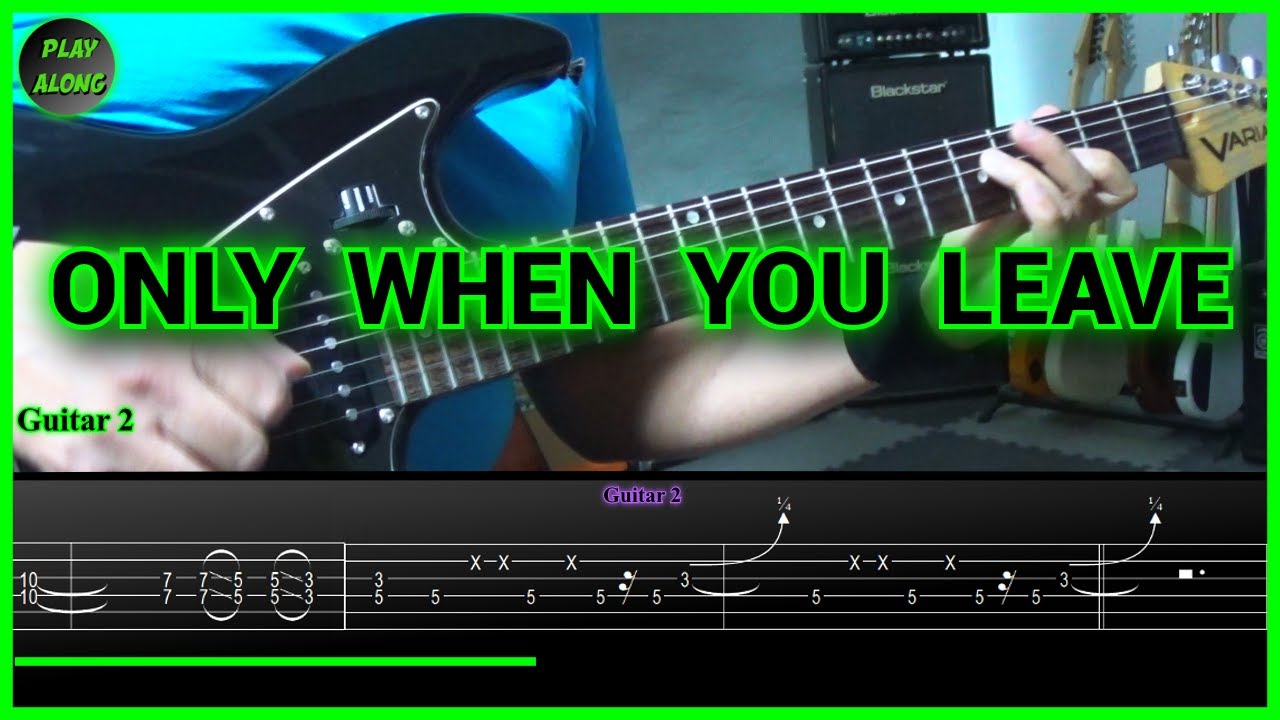 ✅ Spandau Ballet - ONLY WHEN YOU LEAVE ✅ Electric Guitar Cover | Guitar Tutorial.