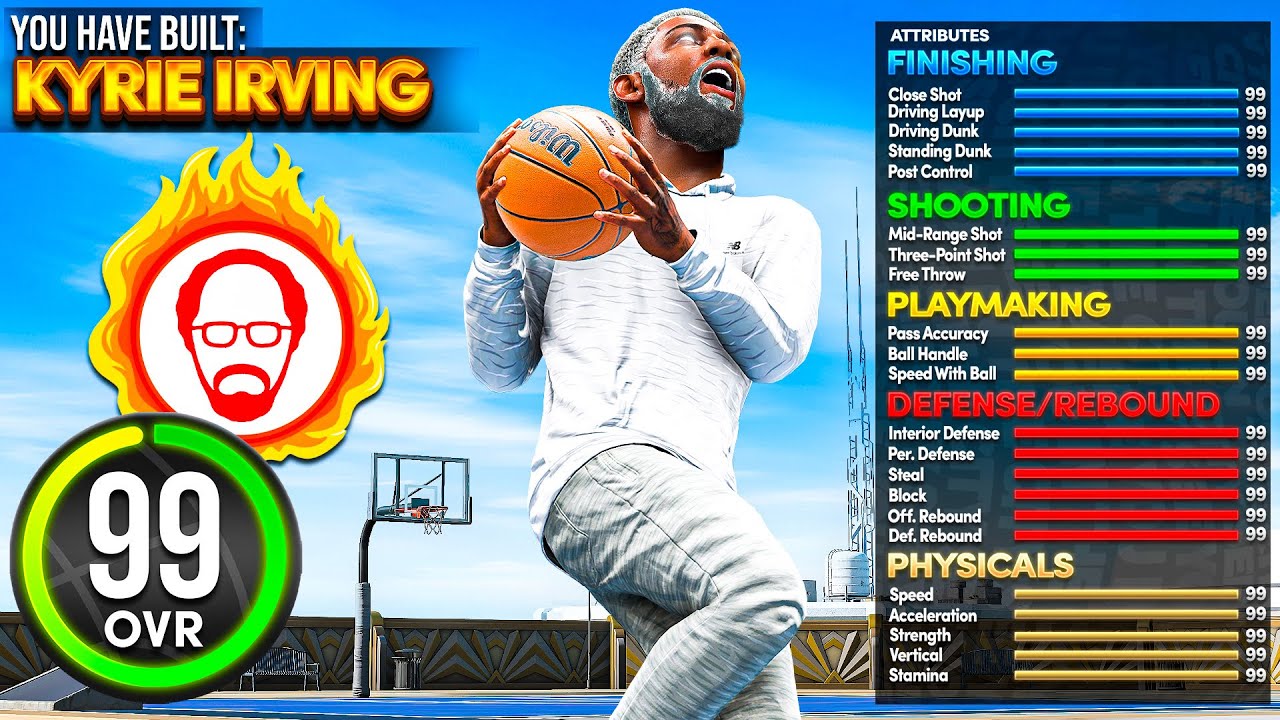 This UNCLE DREW BUILD is UNGUARDABLE on NBA 2K26! Best Kyrie Irving Build