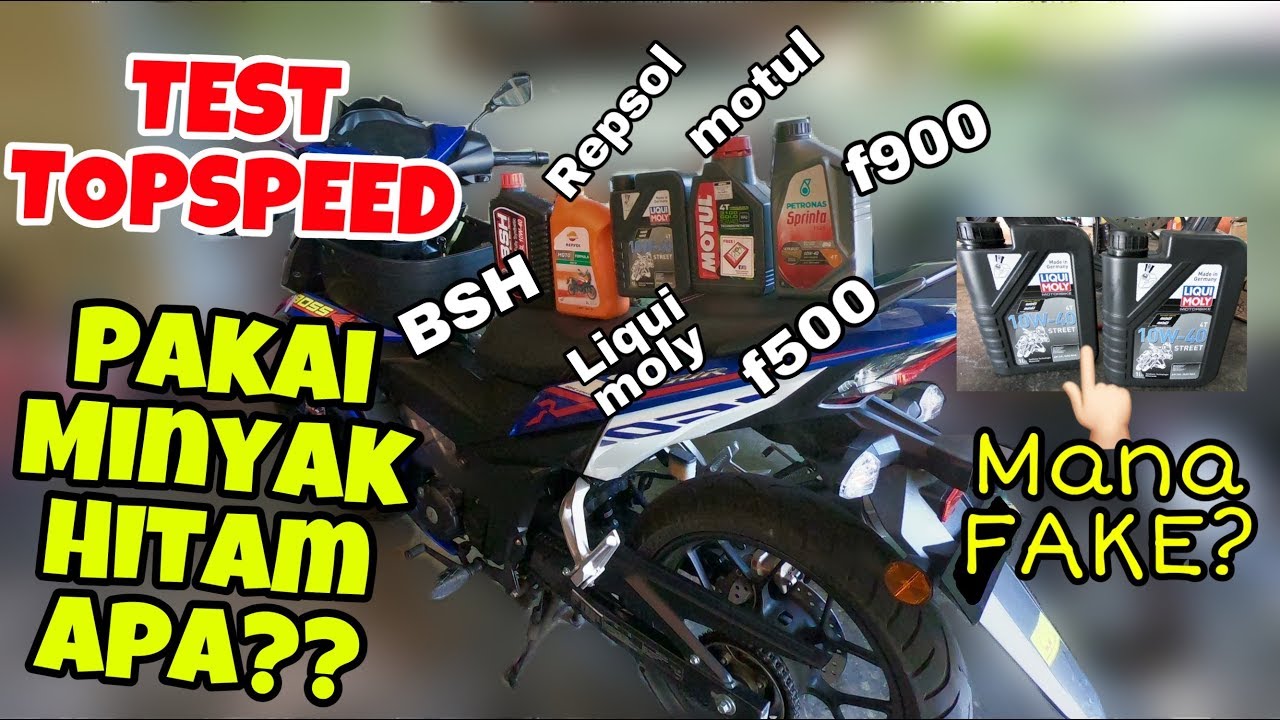 PADU JUGAK MINYAK HITAM NI TEST TOPSPEED RS150R | 