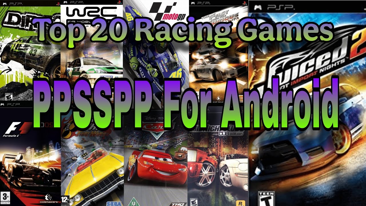 Top 20 Racing Games PPSSPP for Android 2026 | Most Recommended