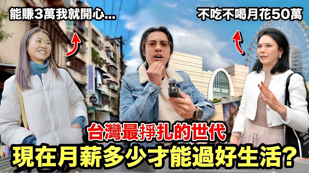 外國人納悶台灣超市竟比歐洲富國貴？街訪台灣人薪資多少才算及格？台北富人區VS平民區的差別是…