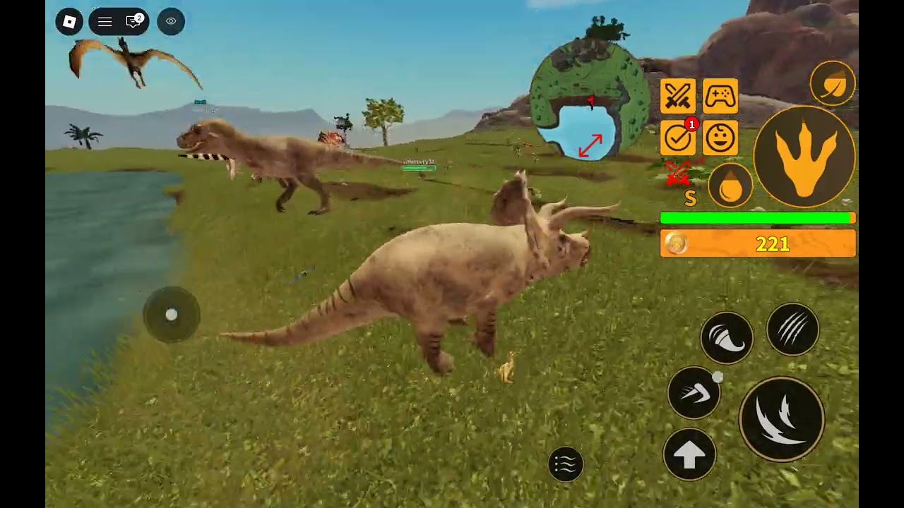 Kosing as a trice in dino life [ROBLOX]