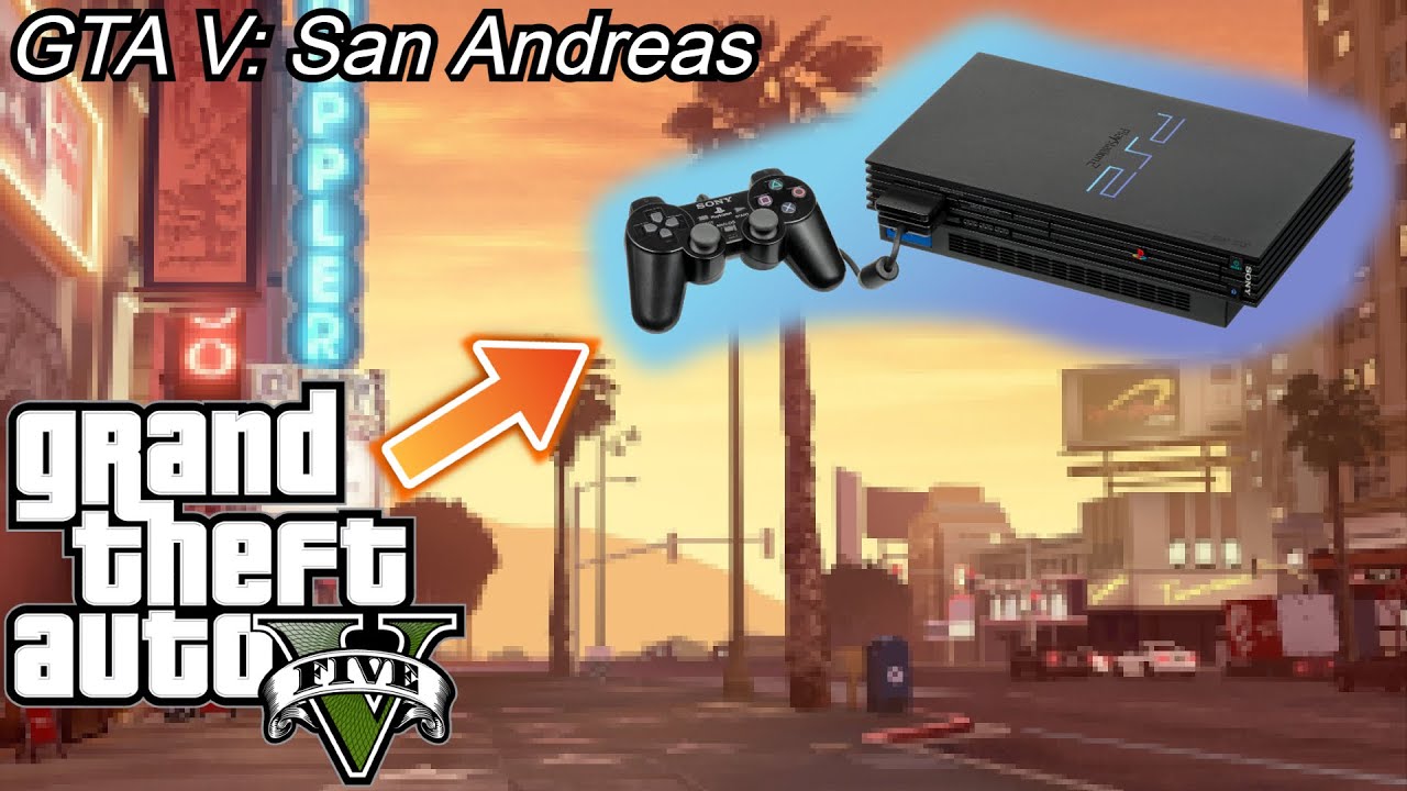 If Grand Theft Auto V was released on the PS2: