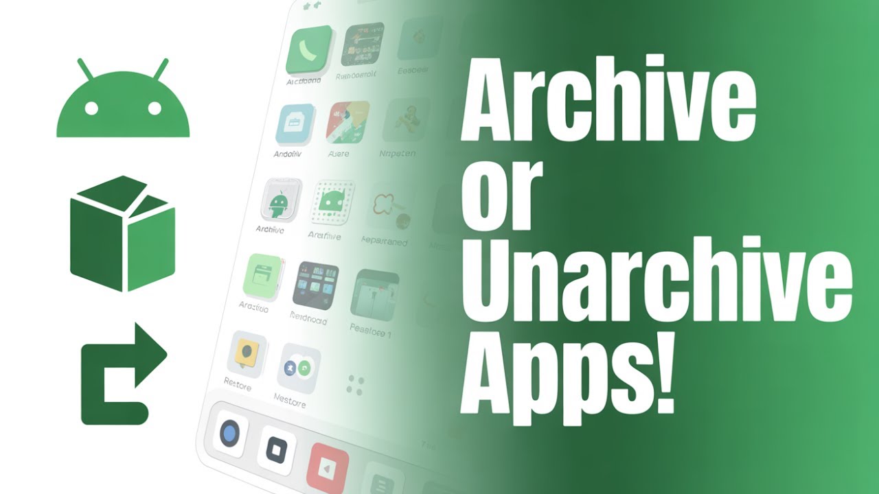 How to Archive or Unarchive Apps on Android Phone (Step-by-Step Tutorial)