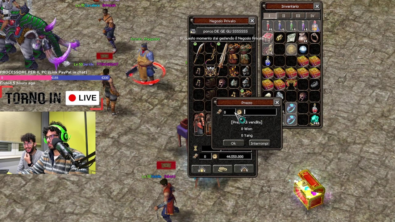 ⚔️ TEST DANNI LIKAN LVL 55 su TIGER GHOST 🔥 | Metin2 ITA Live