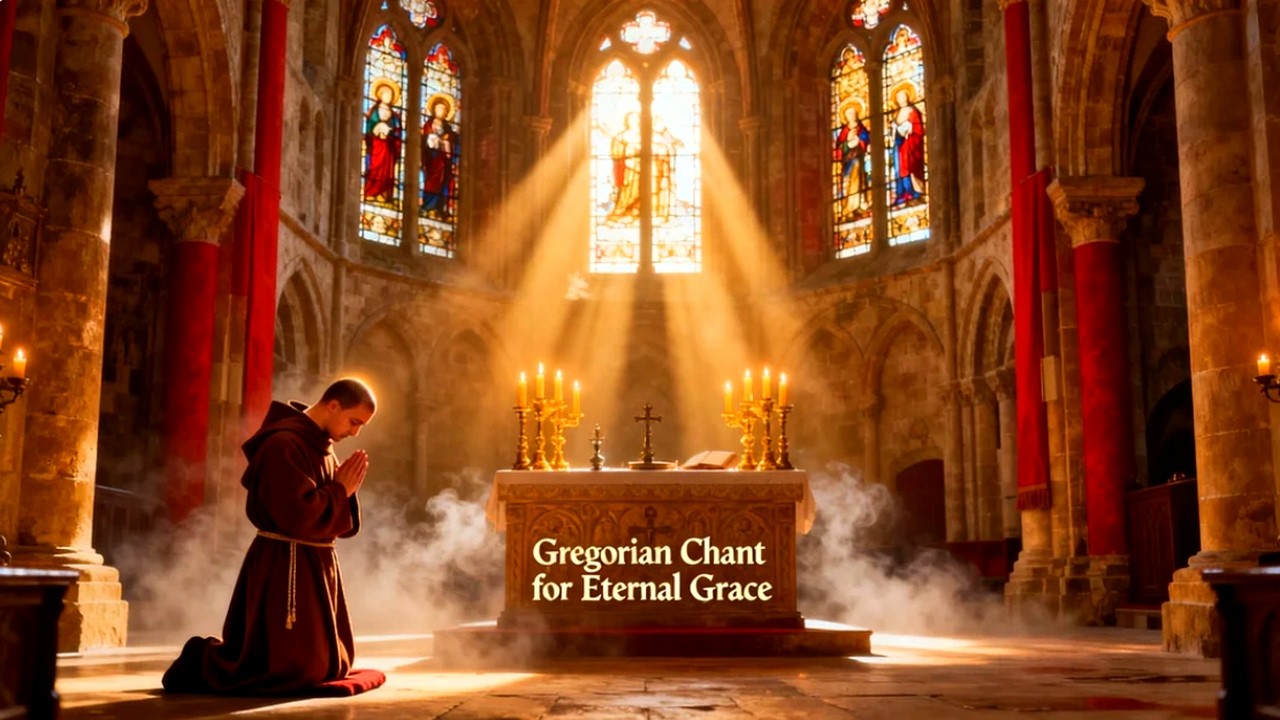 Gregorian Chant for Healing Sleep and Sacred Harmony | Benedictine Ambience and Sacred Grace