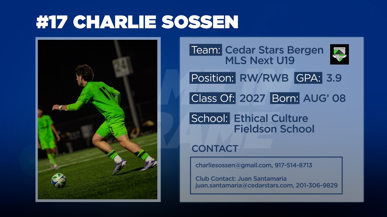 Charlie Sossen National Academy Championships 2026 Player Highlights