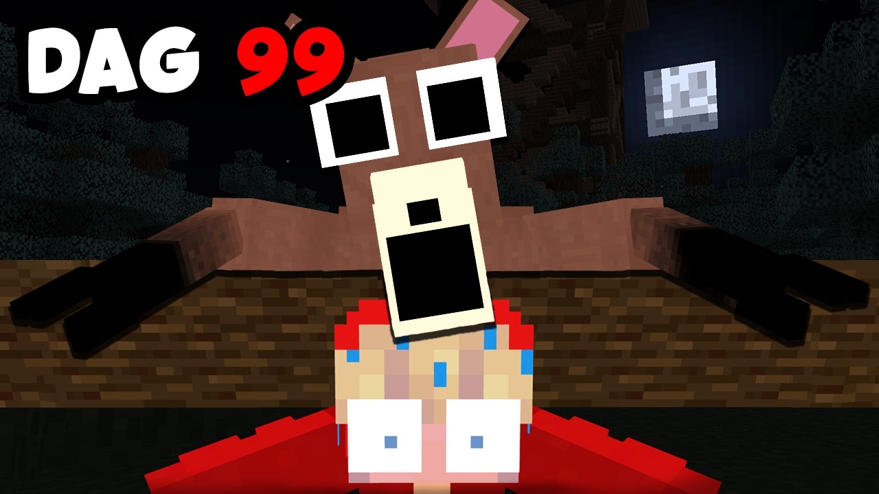 Kan AffeDoom Överleva 99 Nätter I Skogen Minecraft!