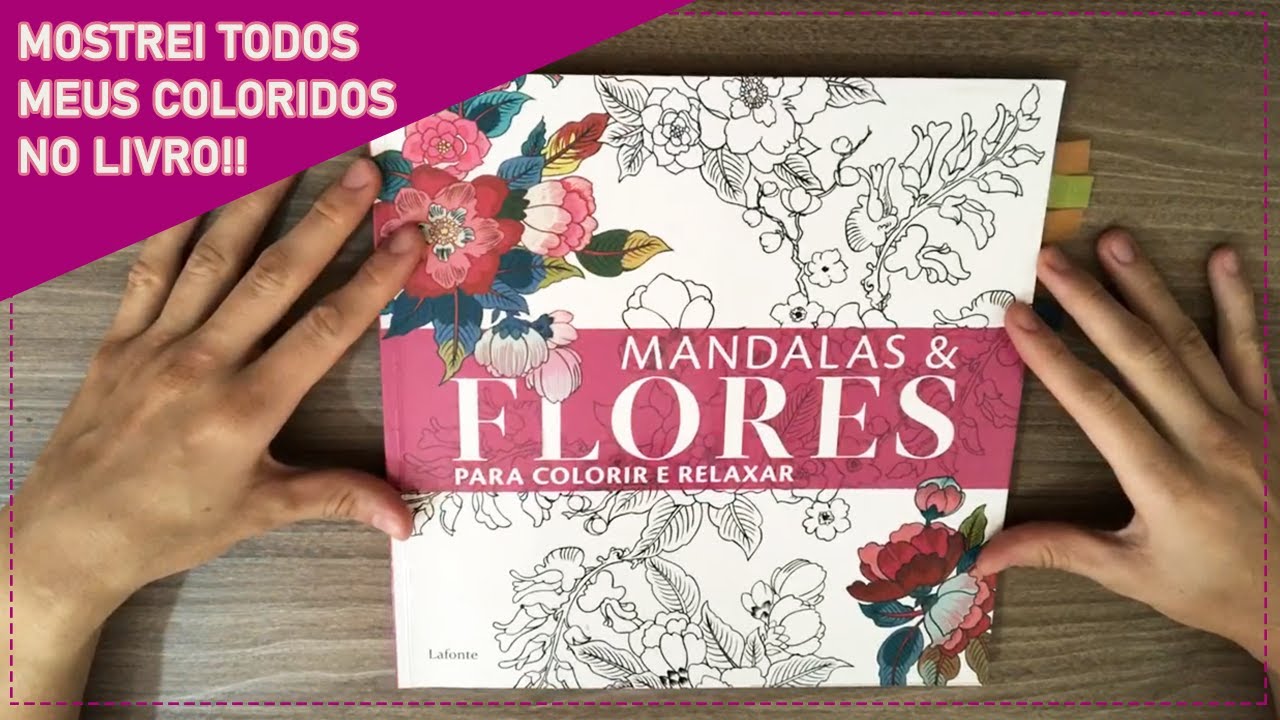 Meus coloridos no livro: Mandalas e Flores para Colorir e Relaxar