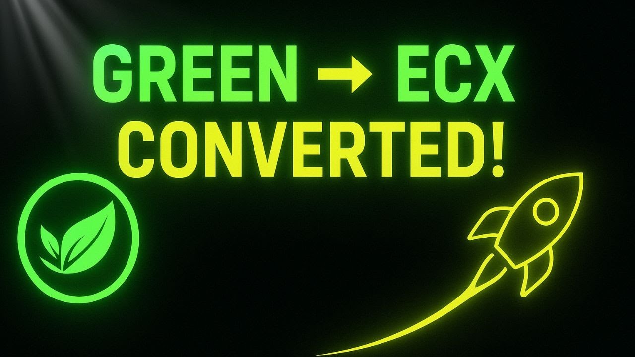 ECOX Network Converts GREEN to ECX - Check How Much You Got Now!
