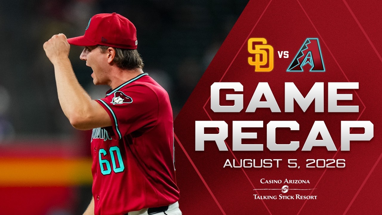 Padres vs. D-backs Game Highlights (8/5/26) | MLB Highlights | Arizona Diamondbacks