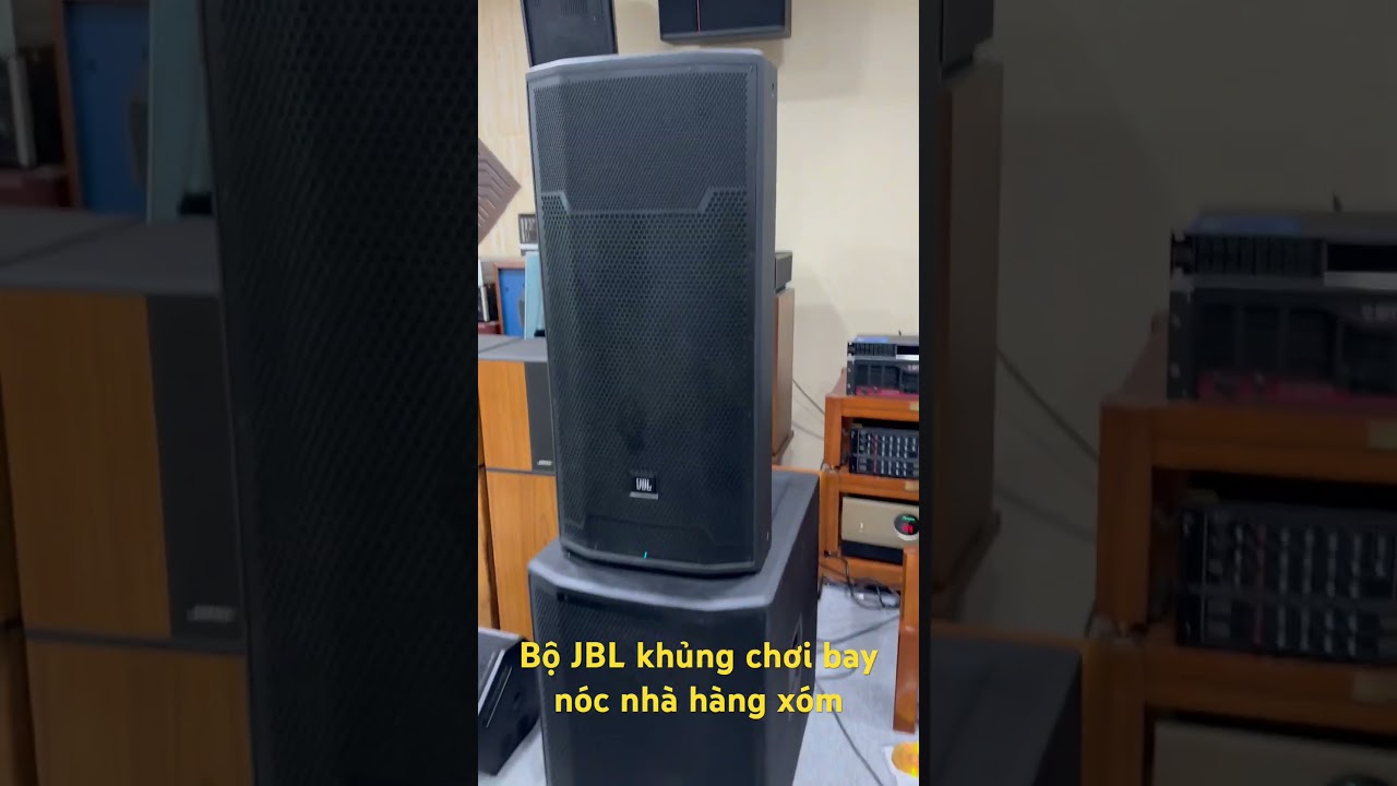 Bộ JBL PRX 735 + SUB PRX 718 đ&aacute;nh bay n&oacute;c nh&agrave;
