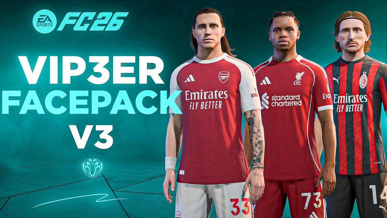 FacePack V3 (AIO) By ViP3eR For FC 26 + Tutorial | v1.3.0