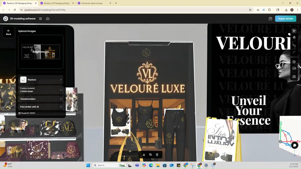 How to Build a 3D Trade Show Or Product Brand Launch & Brand Activation Display Setup in Pacdora!