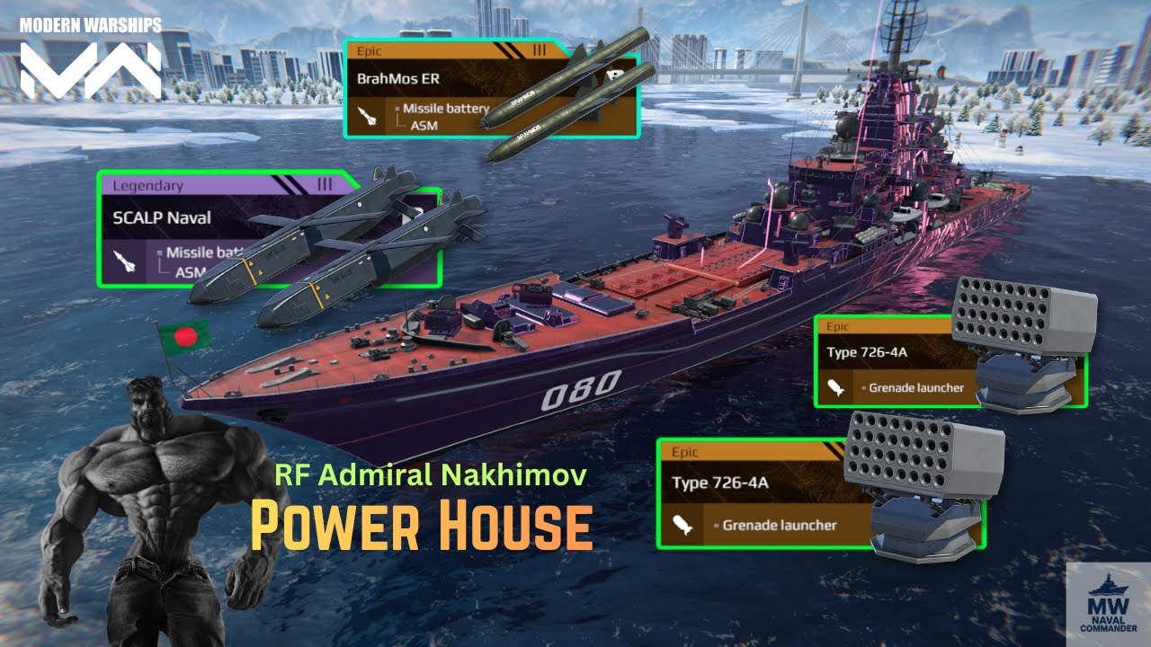 RF Admiral Nakhimov Gameplay &ndash; Brutal Firepower & Full Build Explained | Modern Warships