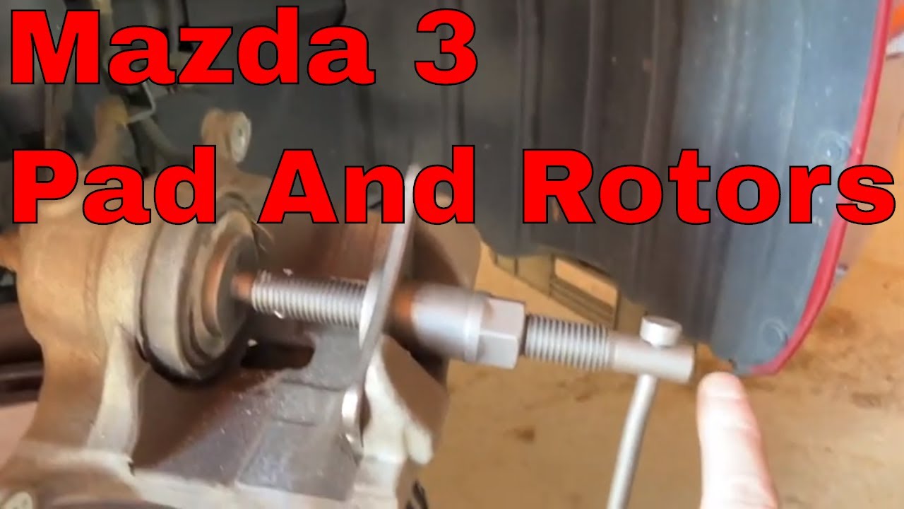 2017 Mazda 3 Rotor and Brake Pad Replacement
