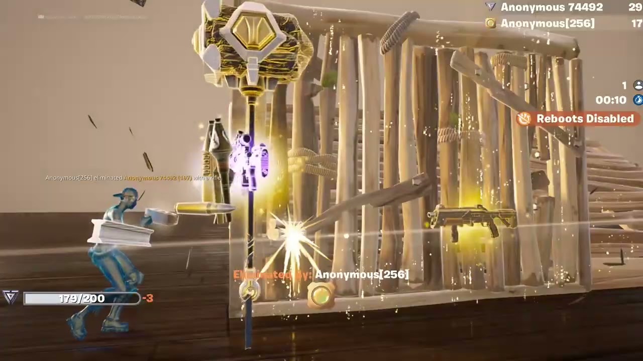 Me playing Fortnite 