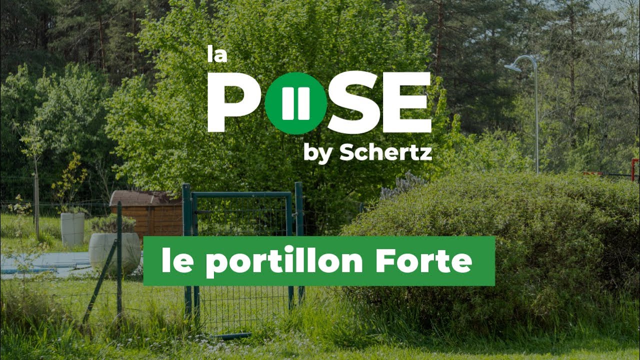 Tutoriel de pose Schertz : comment poser un portillon grillagé Forte ?
