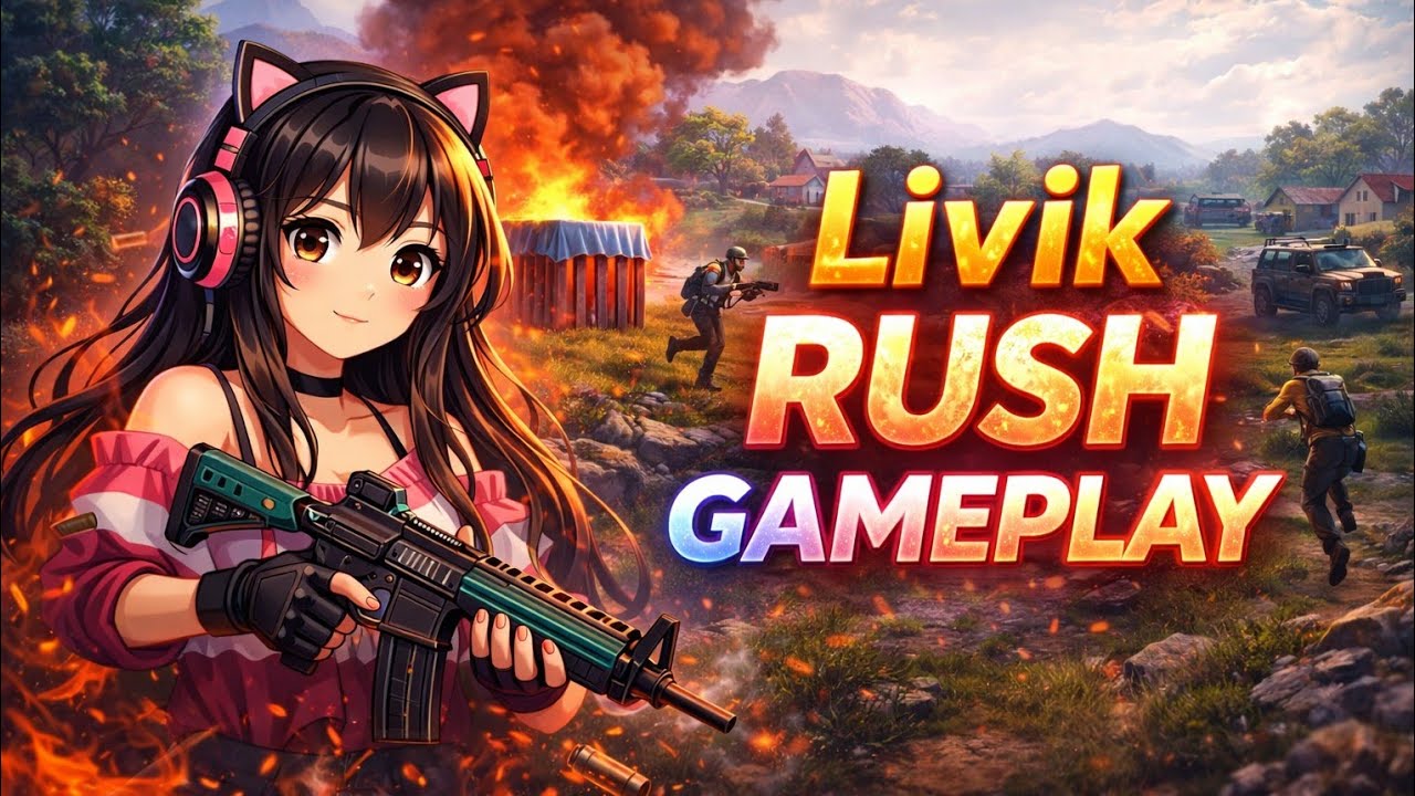 LIVIK RUSH GAMEPLAY SquAd#ANUisLIVe #bgmi#pubgmobile #Girlstreamer#fe