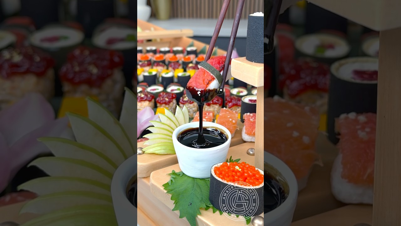 All aboard, for the Sweet Sushi Boat!