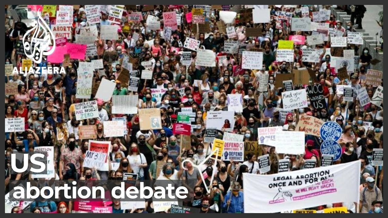 Tens of thousands of women march for abortion rights in US