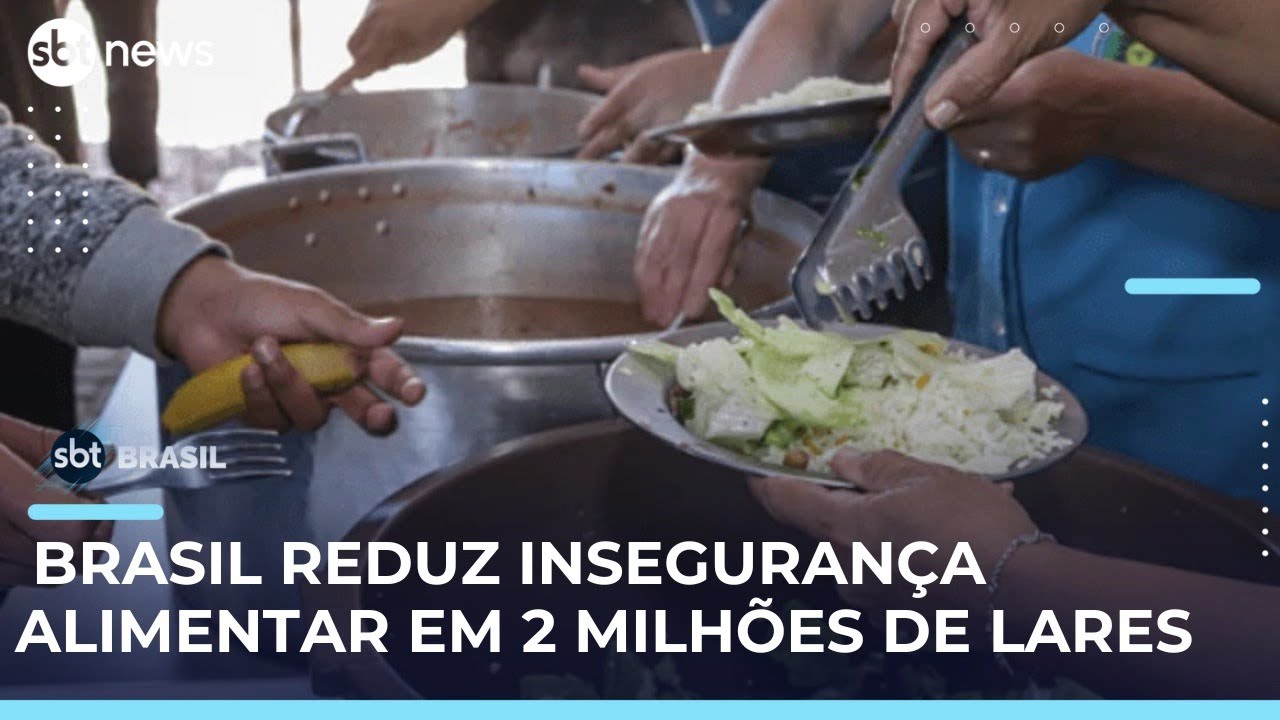 Mais de 2 milhões de lares saem da insegurança alimentar no Brasil, aponta IBGE | #SBTBrasil