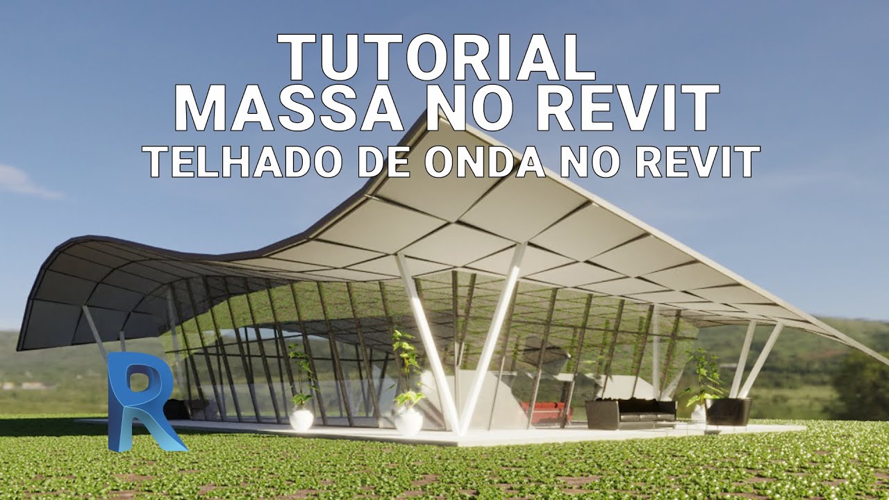 COMO MODELAR UM TELHADO EM ONDAS NO REVIT (WAVE E MASSING FOR REVIT)