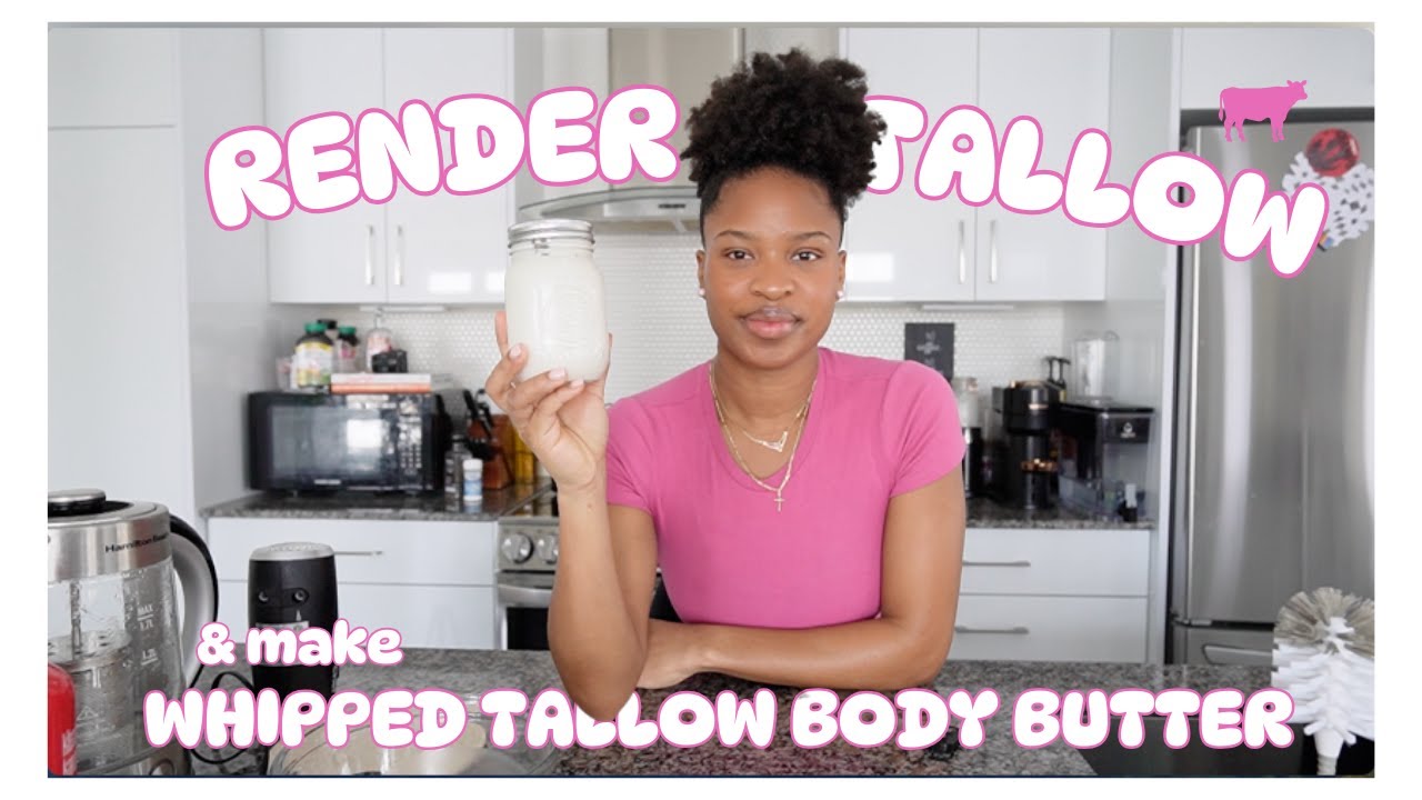 How to Render Beef Tallow for Cooking & Make Whipped Tallow Body Butter