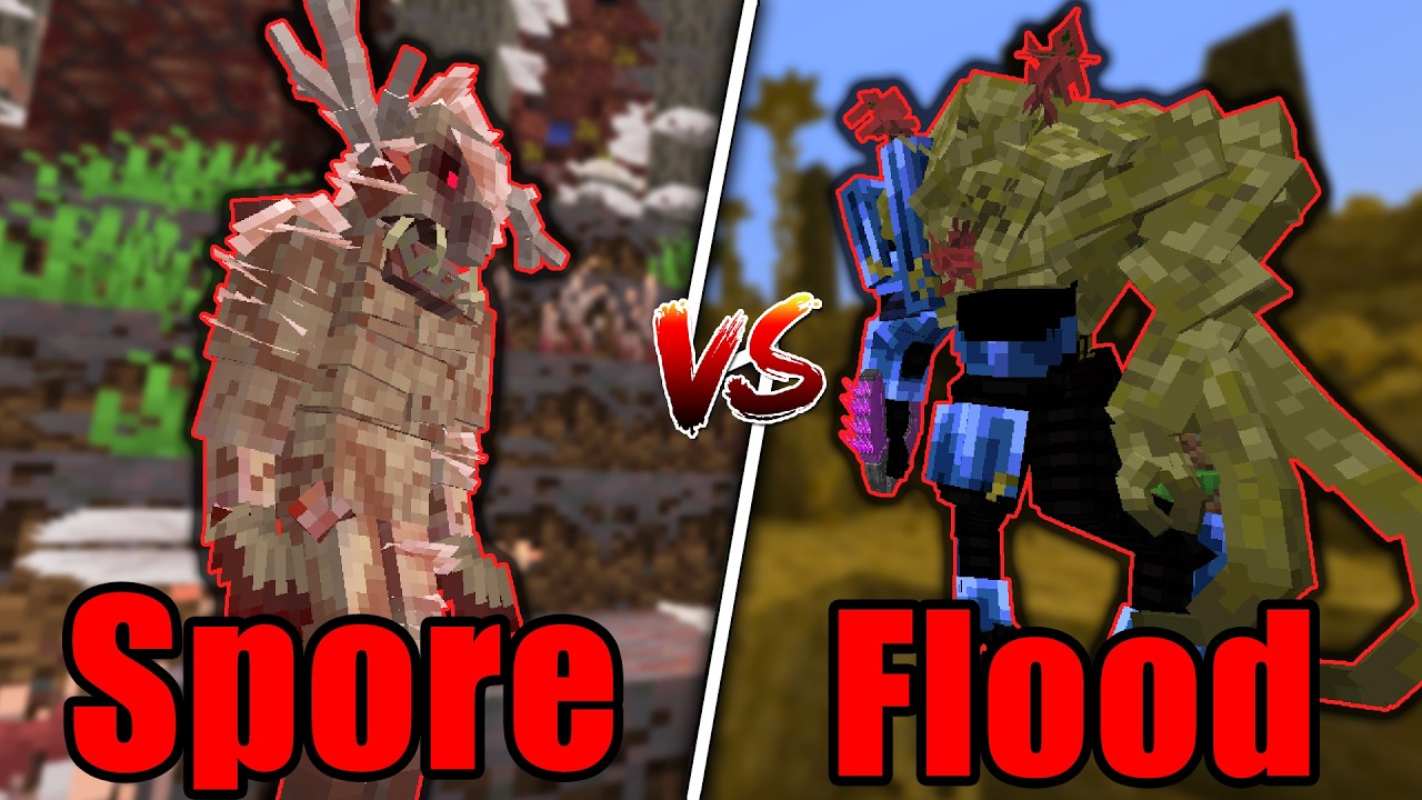 What Happens when Two Minecraft Infection Mods fight eachother?
