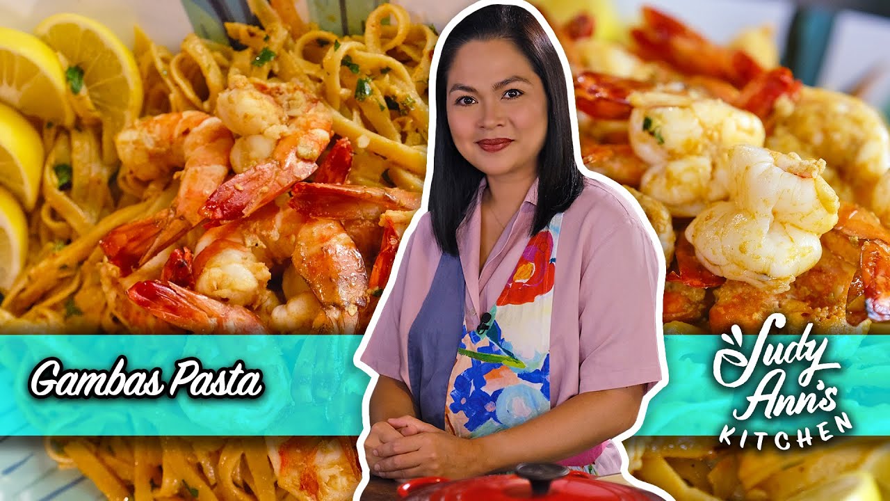 Gambas Pasta | Judy Ann's Kitchen