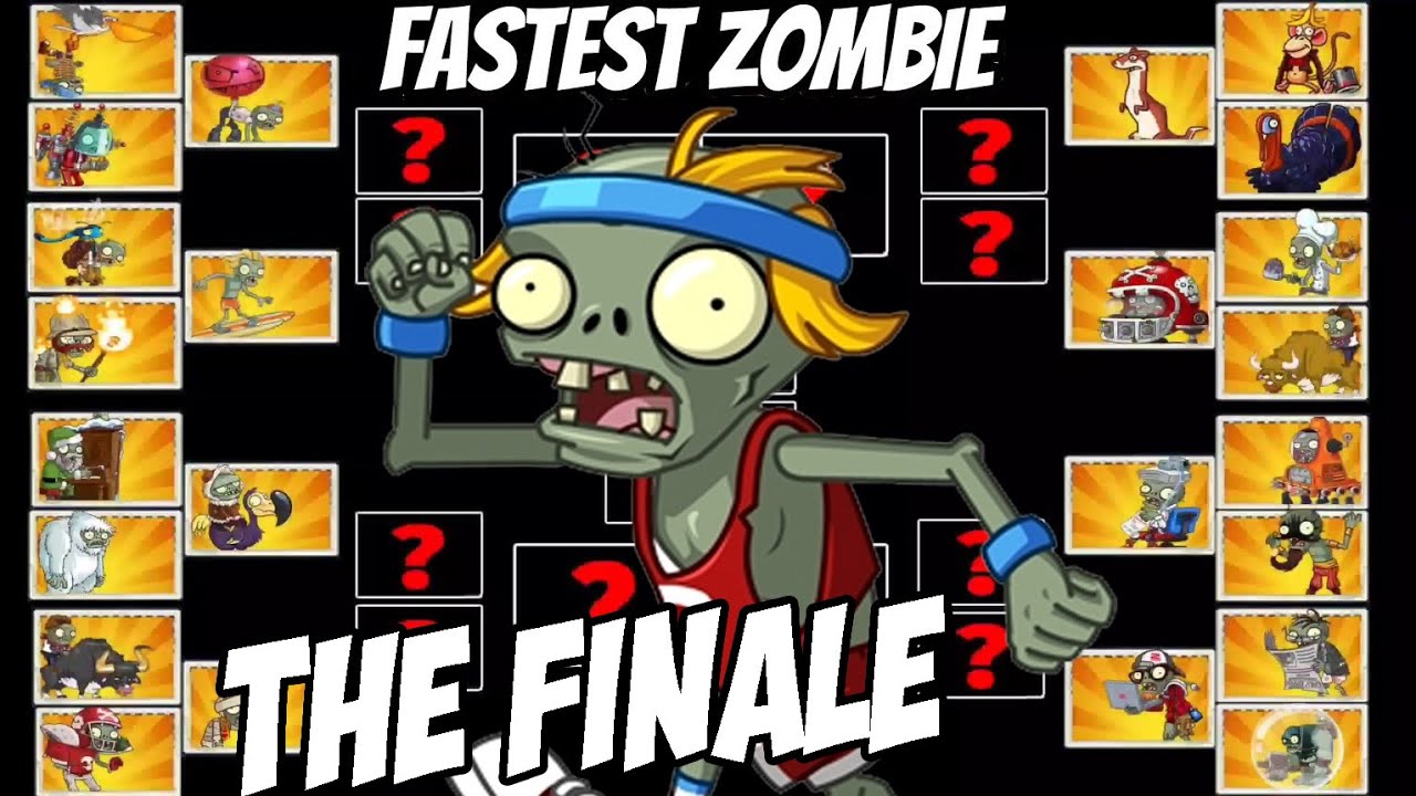 Tournament All Zombies - Who 's Fastest Zombie? - PvZ 2 Zombie Vs Zombie