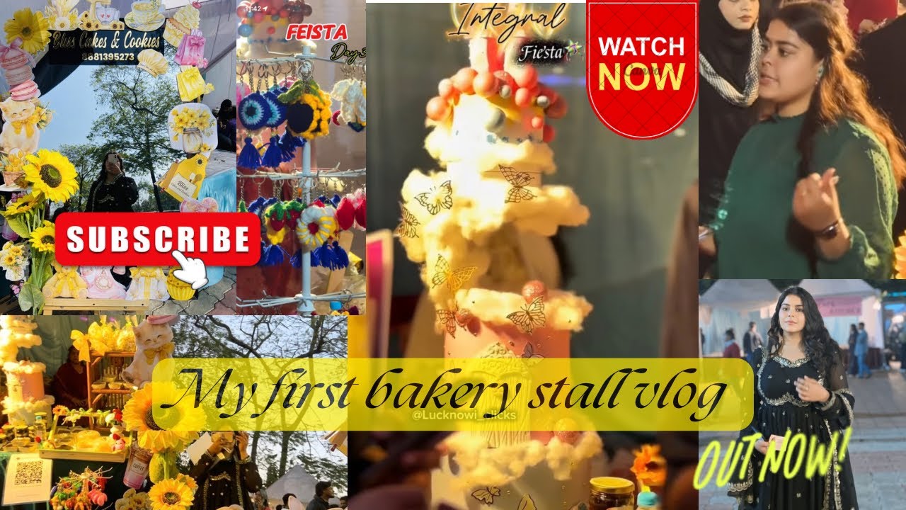 My first bakery stall | soo happy | vlog | #subscribe #baking 