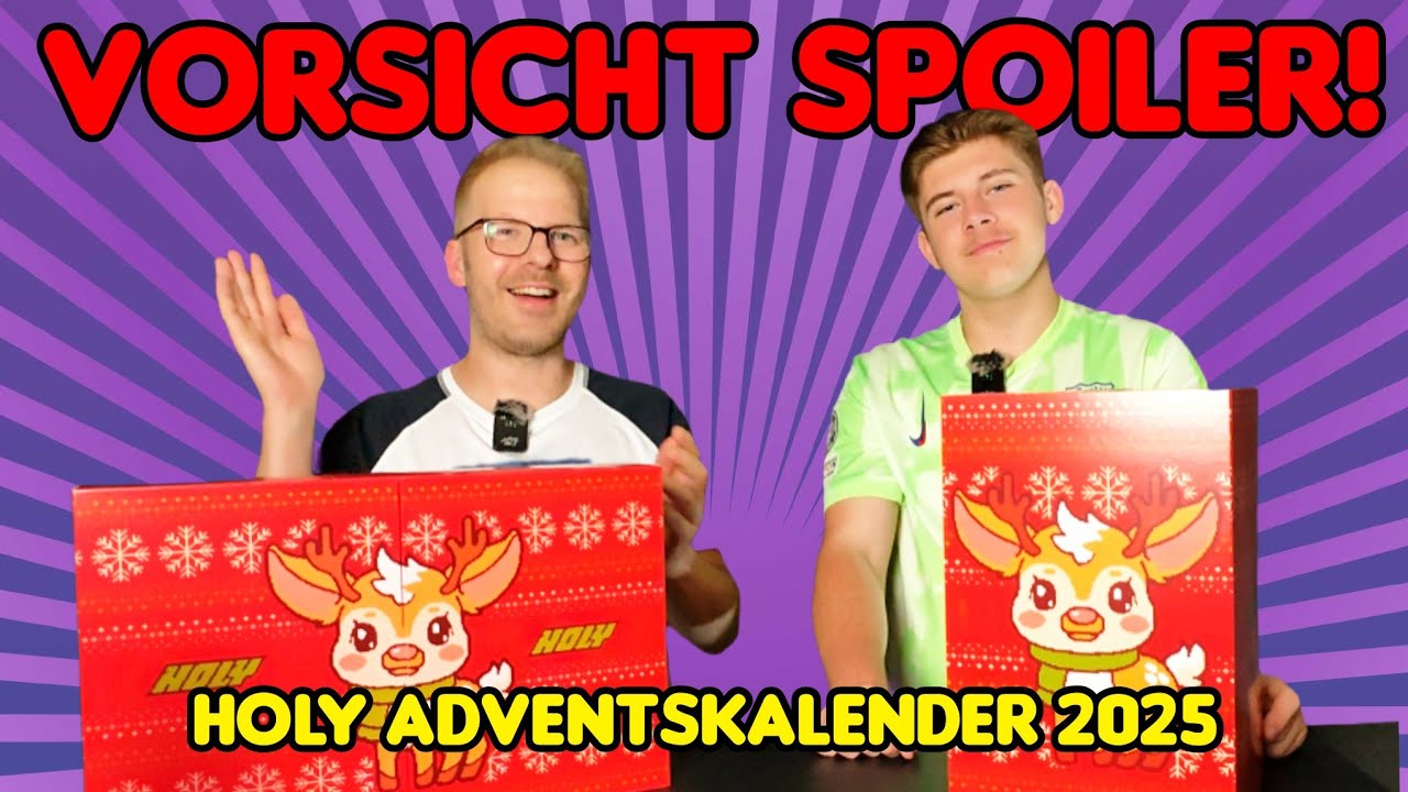 Vorsicht Spoiler - HOLY Squad Adventskalender 2025 + Tasting colinunddennis10 für Rabatt